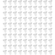 Haobase 200pcs Training Pads for Clear Rubber Bullet Clutch Earring Safety Back