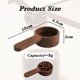 thumbnail image 2 of 2 cucharas medidoras de madera, cucharadita, pala de madera para sal, cuchara medidora graduada para medir café en polvo, harina, té Sincero Electrónica, 2 of 5
