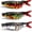 C1-5.1"-0.70oz, variant on Multi-Jointed Swimbaits 5.1in Slow Sinking Fishing Lures, Premium ABS Hard Bait with Gravity Transfer System, Anti-Rust #6 Treble Hooks, Lifelike 3D Eyes for Bass Trout Walleye Pike