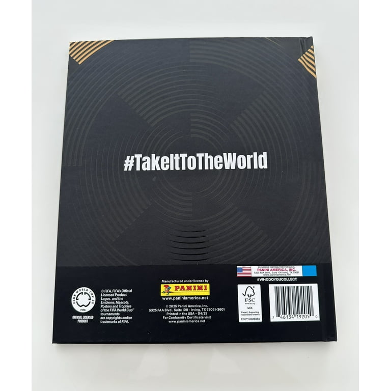 Panini 2025 FIFA World Cup Sticker Album, Hard Cover, 2 Sticker