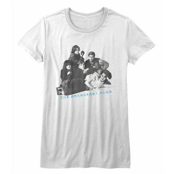 Breakfast Club Group Shot White Junior Women's T-Shirt