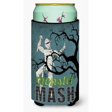 

Monster Mash with Mummy Halloween Tall Boy Beverage Insulator Beverage Insulator Hugger