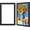 Black, variant on 11x14 Canvas Floating Frame with Adhesive Strips Included - Vertical and Horizontal Floating Frame for Artwork - Canvas Frames for Wall Display - Black