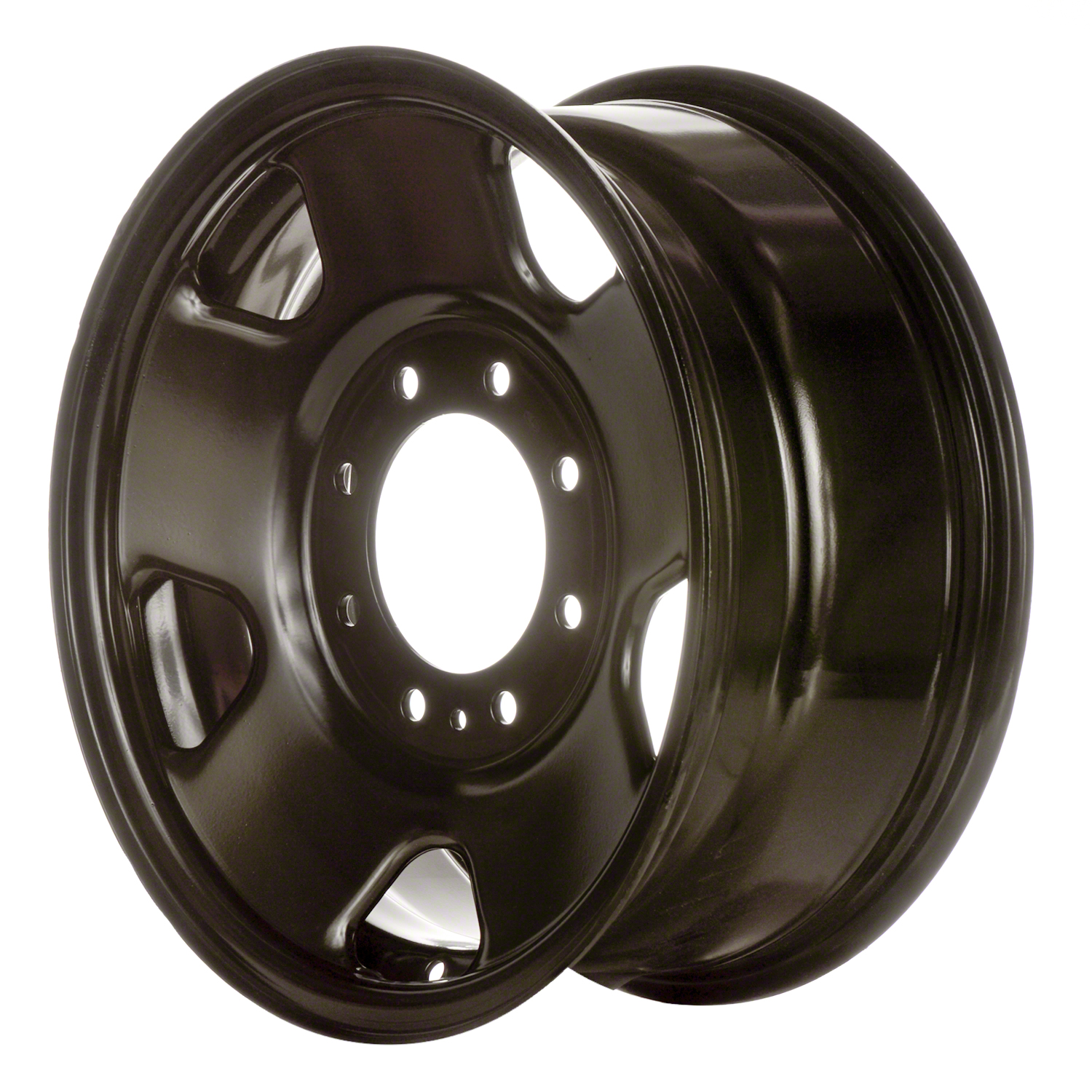 17 X 7.5 Reconditioned OEM Steel Wheel, Black, Fits 20052010 Ford