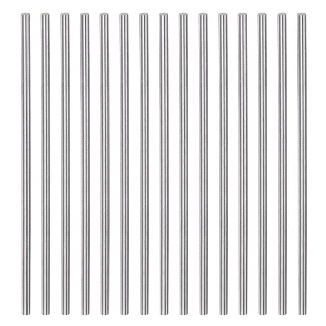 Unique Bargains 15 Packs 2.9mm x 100mm High Speed Steel (HSS) Round Rod Lathe Bar Stock DIY Tool