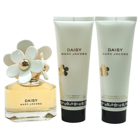 Gs Daisy - Marc Jacobs Daisy 1.7oz Eau De Toilette Spray, 2.5oz Luminous Body Lotion, 2.5oz Bubbly Shower Gel 3 Pc Gift Set
