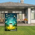 thumbnail image 3 of Jbralid Let Your Light Shine Fireflies Jar Garden Flag For Spring Summer Home Outdoor Garden Yard Door Decor 12x18 inch, 3 of 5