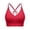 Wine, variant on PBFRDSJ Womens Sports Bra Criss Cross Back Yoga Workout Bras Soft Comfort No Underwire Athletic Underwear