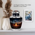 thumbnail image 6 of MUKTIVE Campfire Urn for Adult Human Male - Large Urns for Ashes for Women - Cremation Urn for Ashes - 10 Inch Decorative Urns for Cremated Father, 6 of 7
