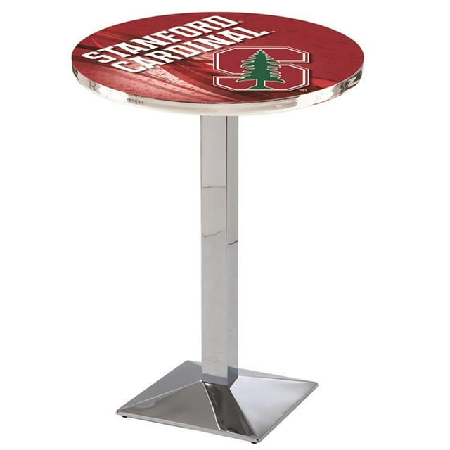 Holland Bar Stool L217C4228Stnfrd-D2 42 Po Table de Pub Cardinales Stanford avec 28 Po Top&44; Chrome