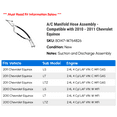 thumbnail image 2 of A/C Manifold Hose Assembly - Compatible with 2010 - 2011 Chevy Equinox, 2 of 2