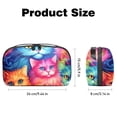 thumbnail image 5 of Cat Digital Pouch Oxford Cloth Waterproof Storage Bag Collapsible Cable Organizer Wire Cord Holder 5.9x9.44x3.14 in, 5 of 6