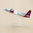 thumbnail image 4 of Simulation 16cm Mongolia Hunnu Fokker F50 FK-50 Plane 1: 400 Metal Aircraft Model Toys with Display Stand, 4 of 10