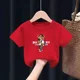 thumbnail image 5 of Camisetas de algodón con estampado de osos divertidos para niños y bebés, camisetas de manga corta estilo Harajuk, camisetas kawaii para niños y niñas, ropa de verano, 5 of 5