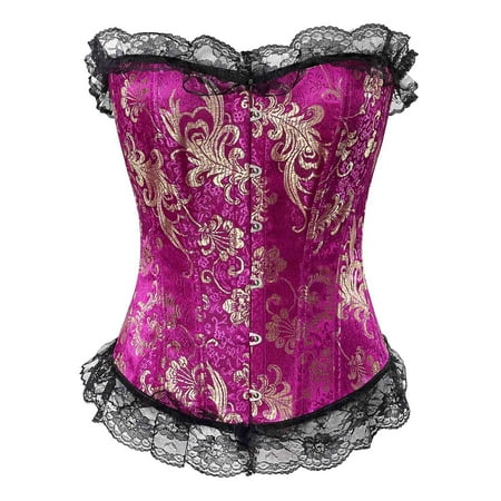 Summer Savings!Womens Dresses Casual Summer Plus Size Women s Bustiers & Corsets Corset Wedding Dress Bottoming Underwear Body Sculpting Gothic Vest Court Corset CorsetCorset Lingerie for Women
