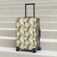 thumbnail image 6 of Hirioo Fruit Pineapples for Elasticity Suitcase Cover (No luggage Included) Durable Luggage Protector Fits 18-32 Inch Luggage-Large, 6 of 7