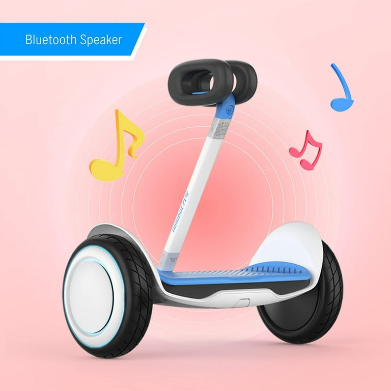 Segway Ninebot Smart Self-Balancing Electric Scooter with LED Light, Designed for Children, Blue -