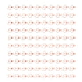 thumbnail image 1 of 100Pcs Pinces à Liant Pêche Évidé Style Mignon Robuste Métal Multi But Pinces à Liant pour Tissu Document Papier Or Rose, 1 of 14