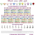 thumbnail image 7 of 102 Pcs Fairy Garden Accessories Outdoor Kit - DIY Fairy Wand Beaded Garden Stakes Decorative Kit with Miniature Mushrooms Figurine for Different Festivals, Beadable Items(Mushrooms), 7 of 7