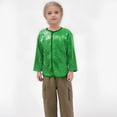 thumbnail image 2 of HUANBAI Girls Shiny Sequin Jacket Long Sleeve Lightweight Jackets Coat Club Party Tops 8-9 Years, 2 of 4