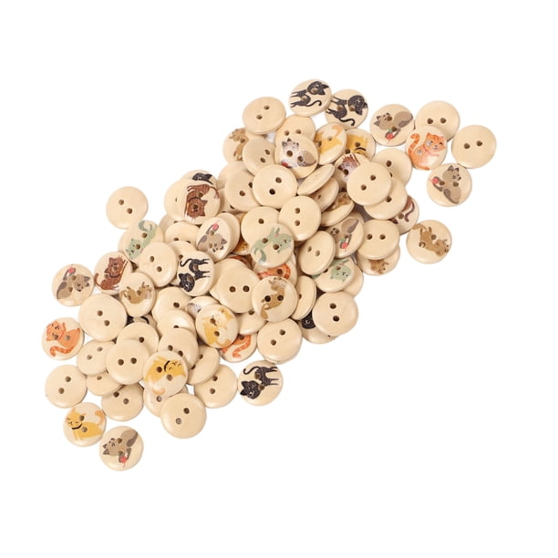 Botones De Madera Botón De Animal De Dibujos Animados De Animales Botones De Costura De Madera Para Ninos Para La Decoracion De La Casa Para La Ropa De Los Ninos Amonsee Otros