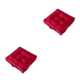 thumbnail image 1 of Matsuzay Cojín cuadrado para asiento, cojín para silla, alfombrilla para suelo de sofá, antideslizante, elástico, para oficina, balcón, Rojo 42*42*9cm 2Conjunto, 1 of 6