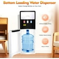 thumbnail image 4 of Water Coolers Standing Water Dispenser Cold Hot Dispenser, Countertop Electric Water Dispenser Bottom Loading for Homes, Gyms, Office, 4 of 16