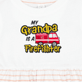 thumbnail image 4 of Inktastic My Grandpa is a Firefighter with Fire Truck Girls Baby Dress, 4 of 5