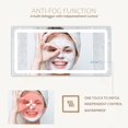 thumbnail image 6 of Bathroom Mirror 48"x 24" Anti-Fog Dimmable Led Lighted Wall Mirror with Waterproof Memory Function Touch Button, Rectangle (Vertical/Horizontal), 6 of 7