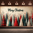 thumbnail image 3 of Decorative Design Christmas Banner Festive Decoration Merry Christmas Holiday Trees for Holiday Celebration Indoor Decoration Event Decoration, 3 of 9