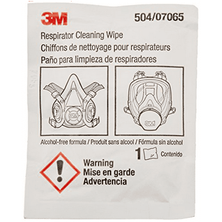 3M? Respirator Cleaning Wipe 504/07065(AAD), 500 EA/Case