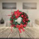 thumbnail image 4 of 18 pulgadas de Navidad artificial Hello Wreath Elegante adorno de pared Decoraciones gar Adornos de Halloween de puerta delantera Estilo 3 Baoblaze coronas de puertas para el hogar, 4 of 8