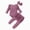 R635-Purple, variant on NOLDARES Newborn Infant Baby Girl Clothes Long Sleeve Romper Pants Headband headband Outfits Set 0 3 6 9 12 18 24 Months,Pink,18-24 M