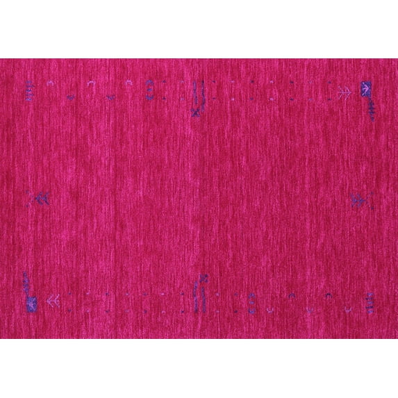 Ahgly Company Indoor Rectangle Abstract Pink Contemporary Area Rugs, 8' x 12'