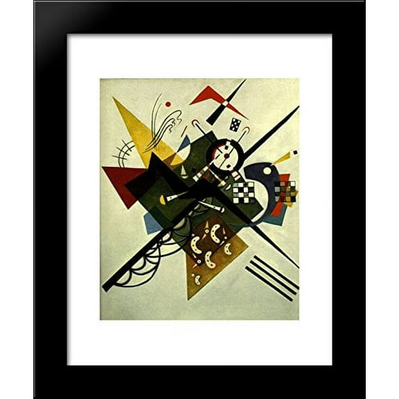 On White II 20x24 Framed Art Print by Wassily Kandinsky