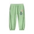 thumbnail image 2 of uublik Boys Girls Joggers Size 2T-12 Casual Basic Lounge Jogger Pants Elastic Waist Jogger Sport Workout Trousers Green, 2 of 3