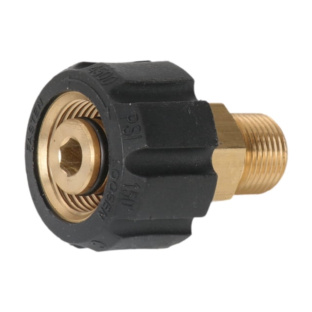 Kit de adaptador de hidrolavadora de desconexión rápida, piezas de conexión métrica, conector de manguera de liberación rápida para limpieza de