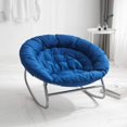 thumbnail image 5 of Urban Shop Rocking Saucer Chair, Navy Blue, 5 of 5