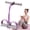 Purple, variant on 2026 Upgraded Multi Function Elastic Pull, Pedal Resistance Band with Handle, 4/6 Tubes Yoga Elastic Band, Portable Home Activity Band for Abdomen, Waist, Arm, Leg