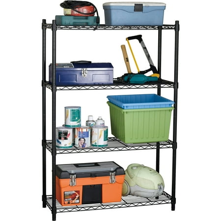 Garage storage walmart Mesh storage bin allows pool toys to air-dry to resist mildew Home- It Mop and Broom Holder, 5 position with 6 hooks garage storage Holds up to 11 Tools, storage solutions for broom holders, garage storage systems broom organizer for garage shelving ideas.