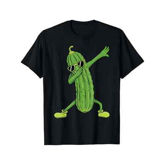 Velto Dabbing Pickle Dancing Cucumber lover Shirt Gifts T-Shirt Cotton Fun Desig All Size S-5XL