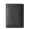thumbnail image 1 of Monedero con cadena antirrobo y bloqueo RFID para hombre, monederos plegables con múltiples bolsillos, genuino, 1 of 8