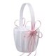 thumbnail image 5 of Monstrate Cesta de boda con lazo, portador de anillo portátil para niñas, soporte de flores de diamantes de imitación, contenedor para banquete de Rosado 2piezas Monstrate CBP448975, 5 of 5
