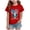 3ac-0514-Red, variant on Graphic Tees Kids Boy Girl USA 4th of July Shirt-American Flag Patriotic Tee for Kids, Toddler 4th of July Casual Top