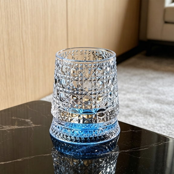 Spinning Whiskey Glass,Set of 1 – 360° Rotating Crystal Whiskey Tumblers with Heavy Base,Lead-Free Glass for Bourbon & Scotch,Unique Gift for Men