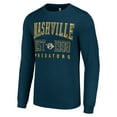 thumbnail image 2 of Men's Starter Navy Nashville Predators  Logo Graphic Long Sleeve T-Shirt, 2 of 3