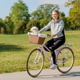 PetSafe Happy Ride Wicker Bicycle Basket for Dogs and Cats up to 13 lb