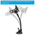 thumbnail image 4 of Uxcell 12" Gooseneck, 1/4"-20 Male to Male Thread Flexible Tube Extension, Black, 4 of 7