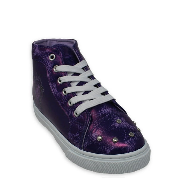 Descendants Disney Descendants Mal Fashion High Top Sneakers Little Girls Big Girls Walmart Com Walmart Com