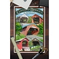 thumbnail image 3 of Bridges of Vermont, Montage (12x18 Wall Art Poster, Room Decor), 3 of 3